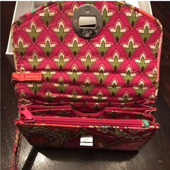 🎉Vera Bradley Paisley Wallet Wristlet - Picture 7 of 8